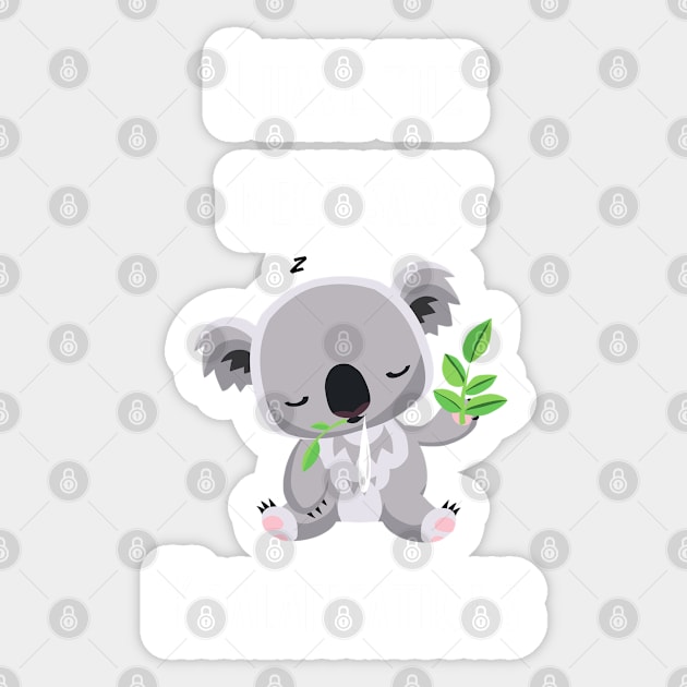 Animal Koala Pun Sticker by Felicity-K